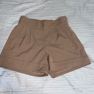 Pleated Shorts